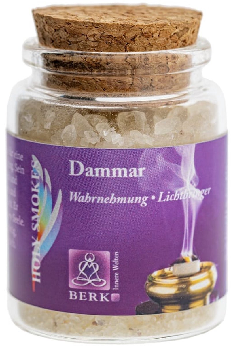Wierookhars Damar in Glas