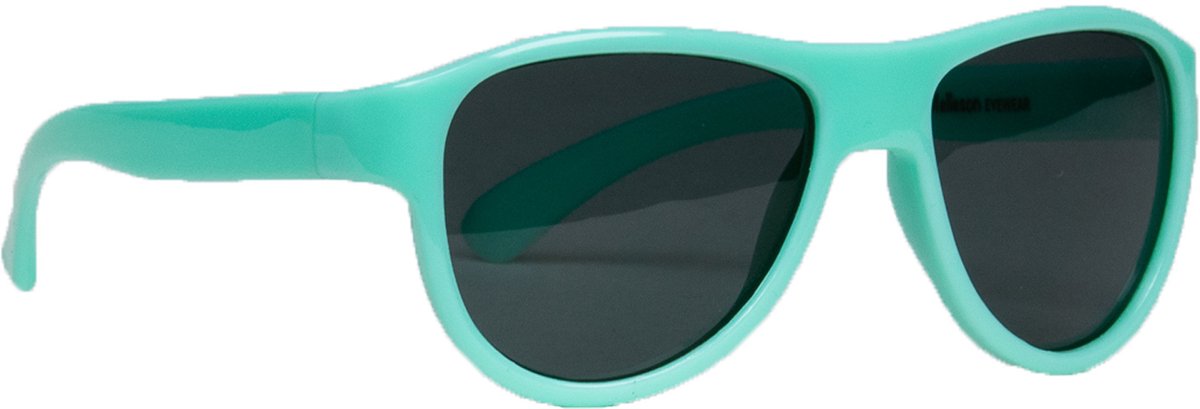 Melleson Eyewear - Kinderzonnebril Charlie 0-2 jaar - Mintgroen - 100% UV-A en UV-B Bescherming - Inclusief Microvezel Pouch - Zonder brillenkoker