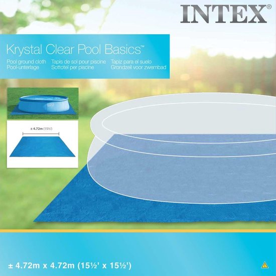 Intex Zwembad grondzeil 472 x 472 cm | bol.com