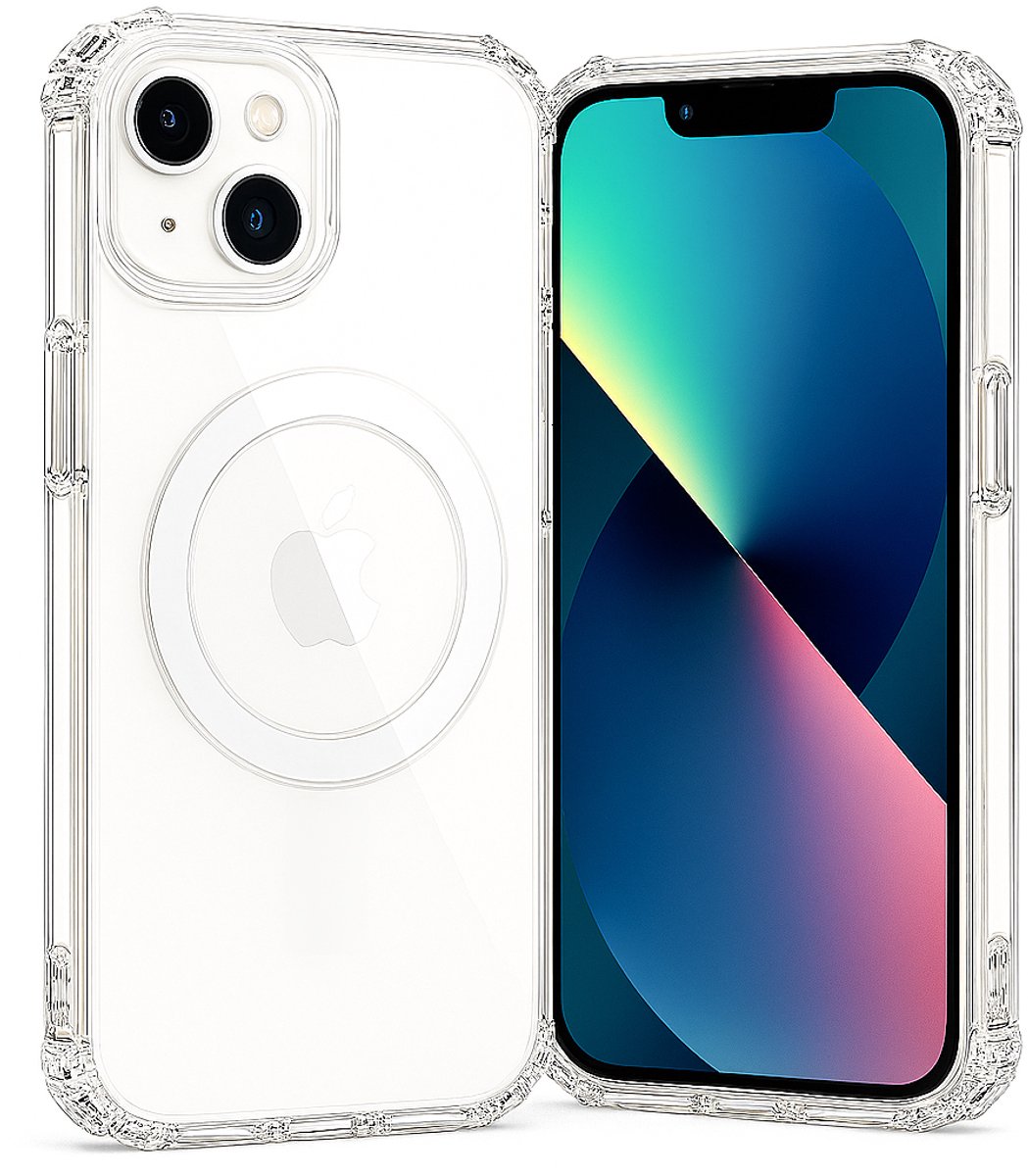 SnapSkin Hoesje geschikt voor iPhone 13 / 14 - Geschikt voor MagSafe Case - Transparant