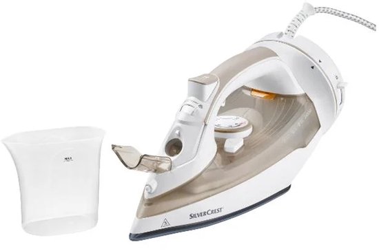 SILVERCREST® Draadloos stoomstrijkijzer - Vermogen: 2000/2400 W - Stoomproductie: 20 g/min. - Waterreservoir: 320 ml - Met fijne punt - Voor stoom/droogstrijken - Traploze temperatuurregeling - Ook te gebruiken met netsnoer - Beige