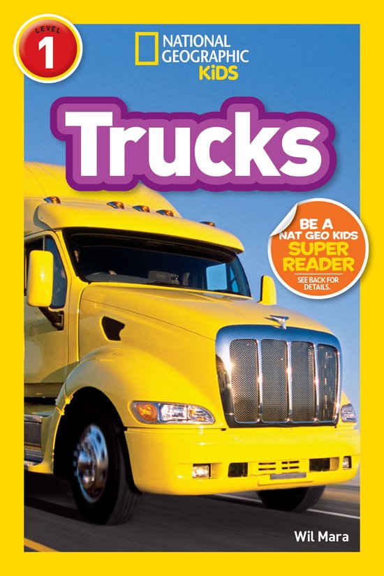 National Geographic Kids Readers 1 - Trucks (National Geogra ... - cover