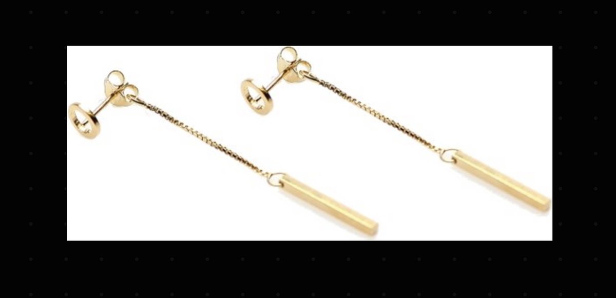 Karma Pull Through oorbel M1813 Open Circle