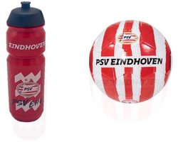 PSV Voordeelset Voetbal en Bidon Rood