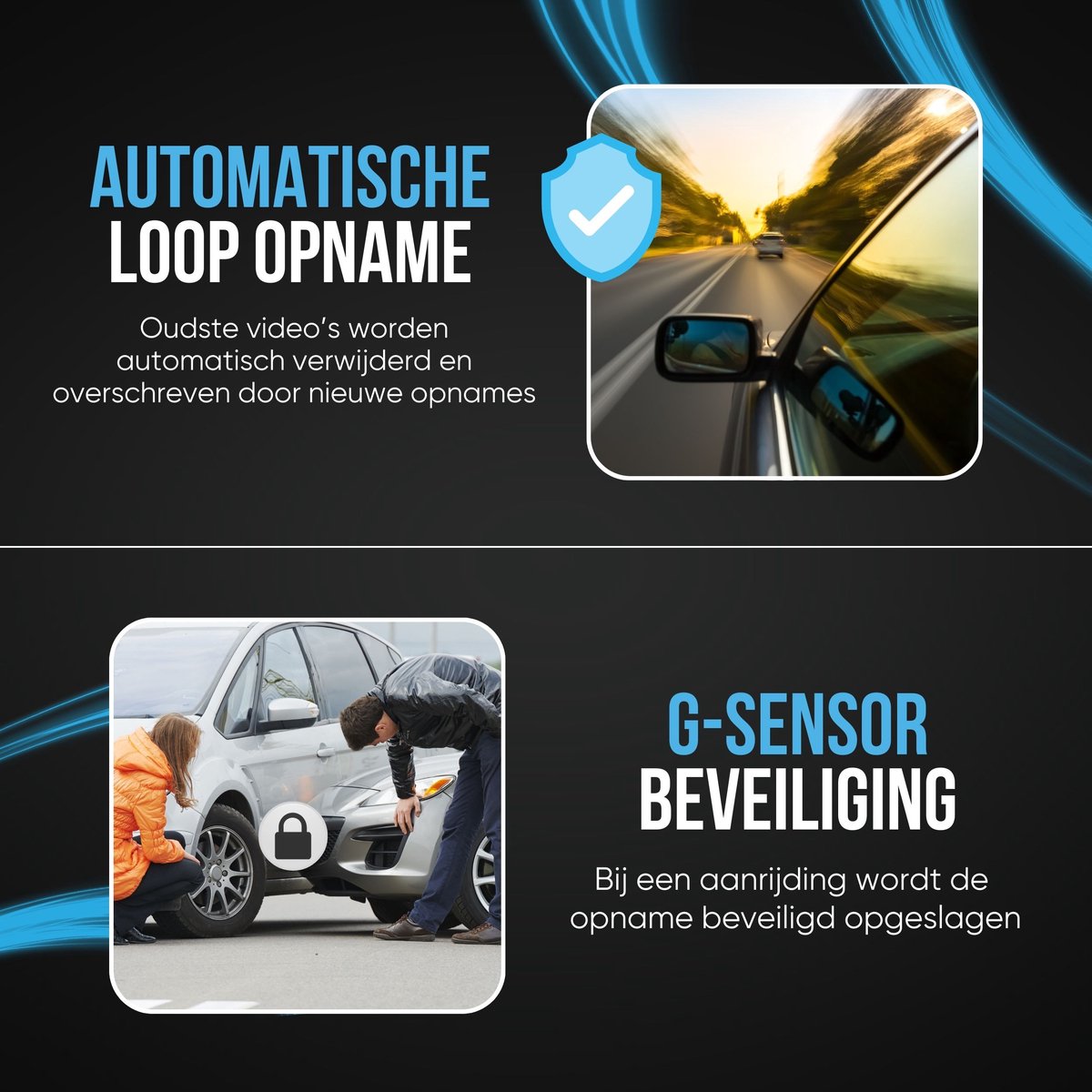 AZDome M63 Pro 4K-dashcam met wifi en GPS thumbnail 5