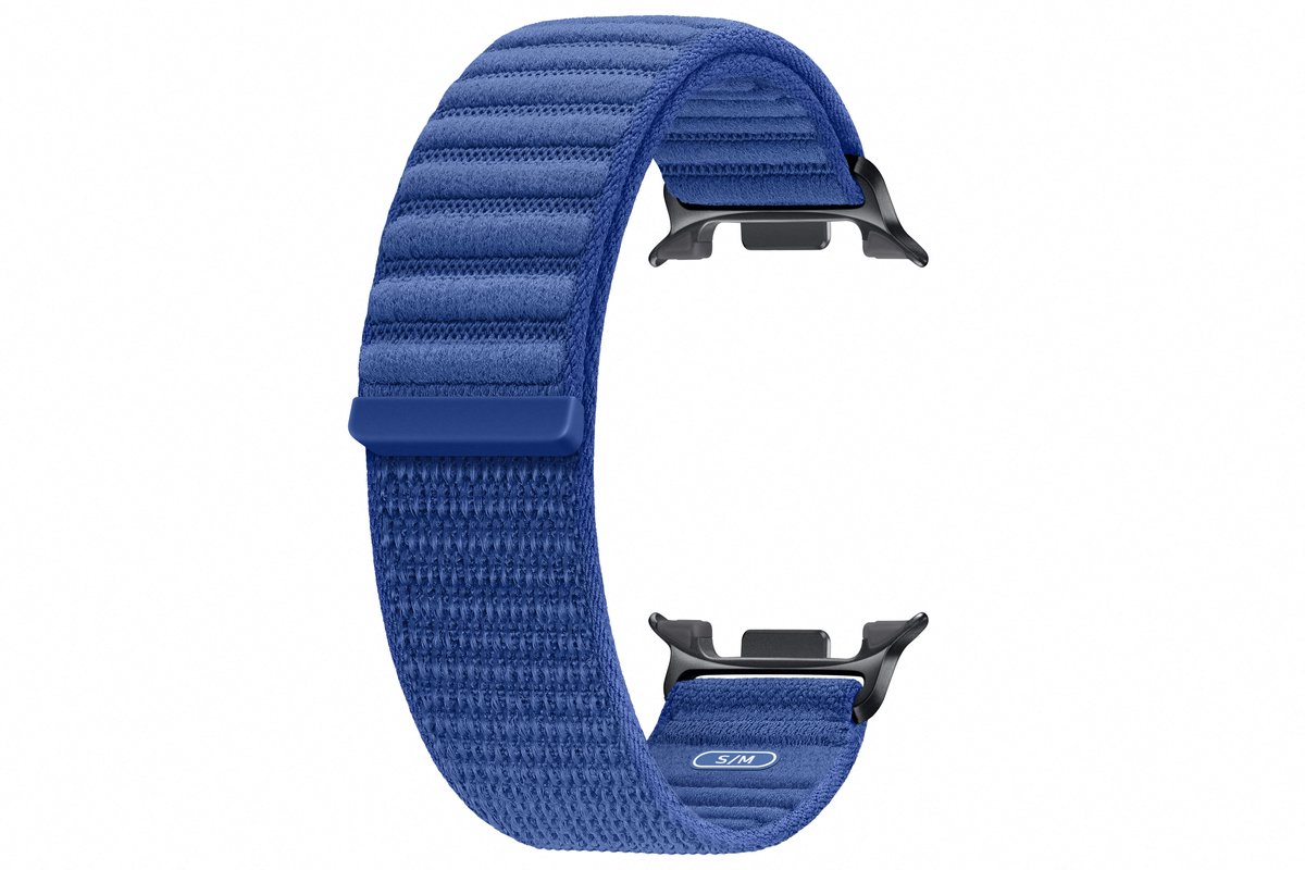 Samsung Galaxy Watch 8 - Smartwatchbandje - Fabric (S/M) - Blauw