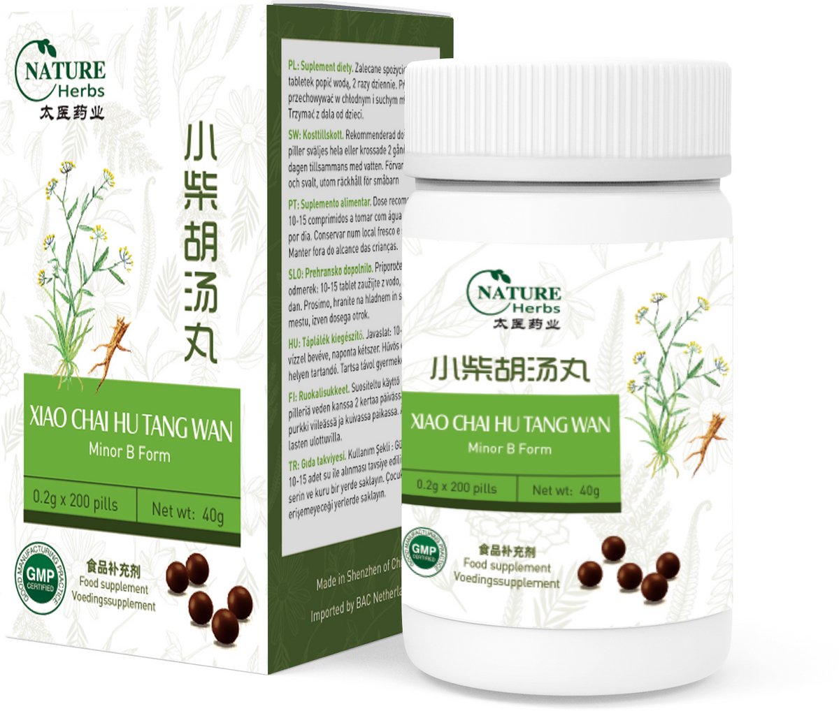Minor B Form - Xiao Chai Hu Tang Wan - Virus, Parasiet