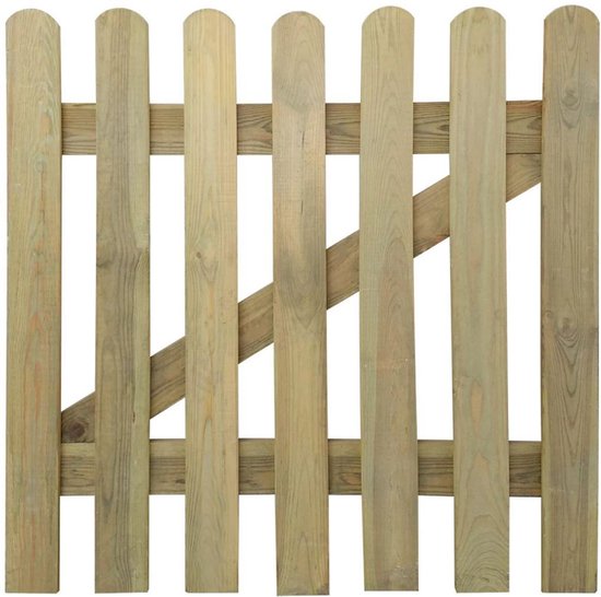 eend Modernisering favoriete vidaXL Poort 100x100 cm hout | bol.com