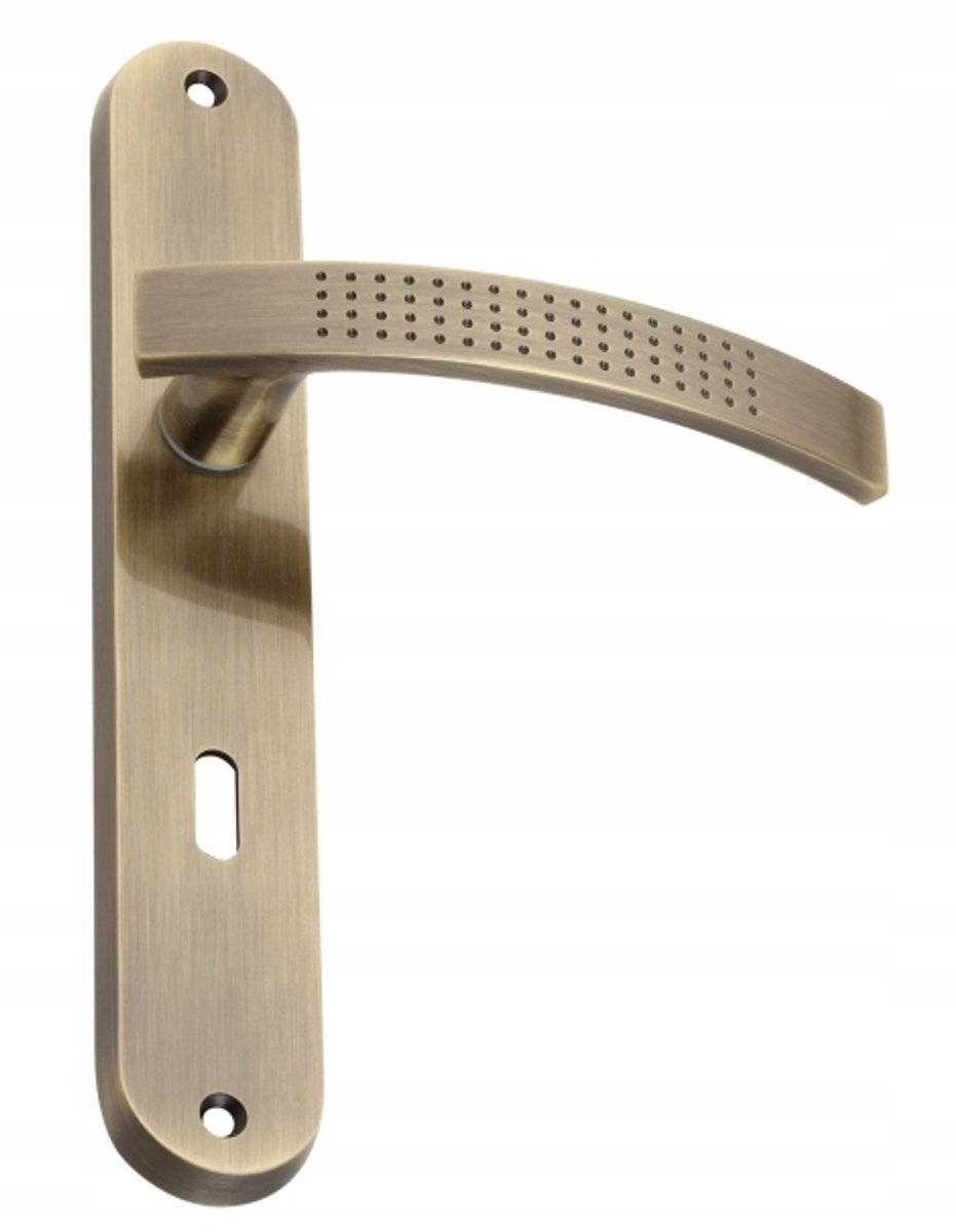 Gamet Basic Line - Deurkruk - Antiek Messing - Intern - Langschild
