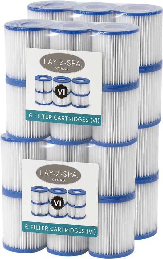 Cartouche filtrante Bestway Lay-Z Spa type VI 24 cartouches filtrantes - lot de 4x6 pièces