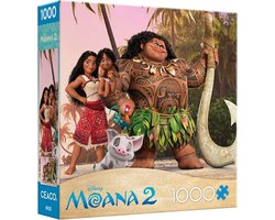 Ceaco - Disney - Moana 2 - Sur la plage - Puzzle 1000 pièces - Stukjes