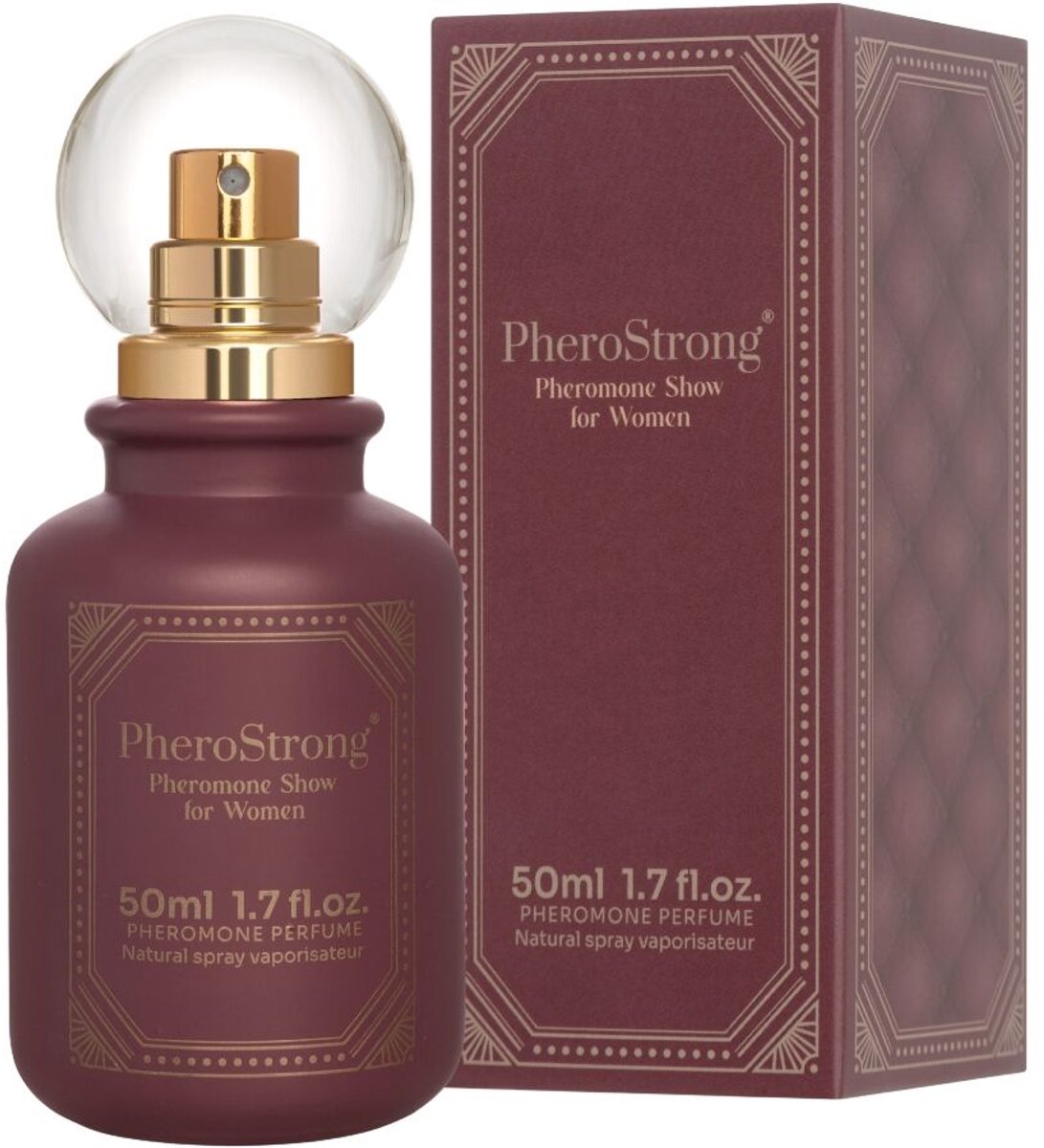 PHEROSTRONG - PARFUM FEROMONEN SHOW VOOR VROUWEN 50 ML | FEROMONEN | EAU DE PARFUM | EAU DE PARFUM VOOR VROUWEN | FEROMONEN VOOR VROUWEN
