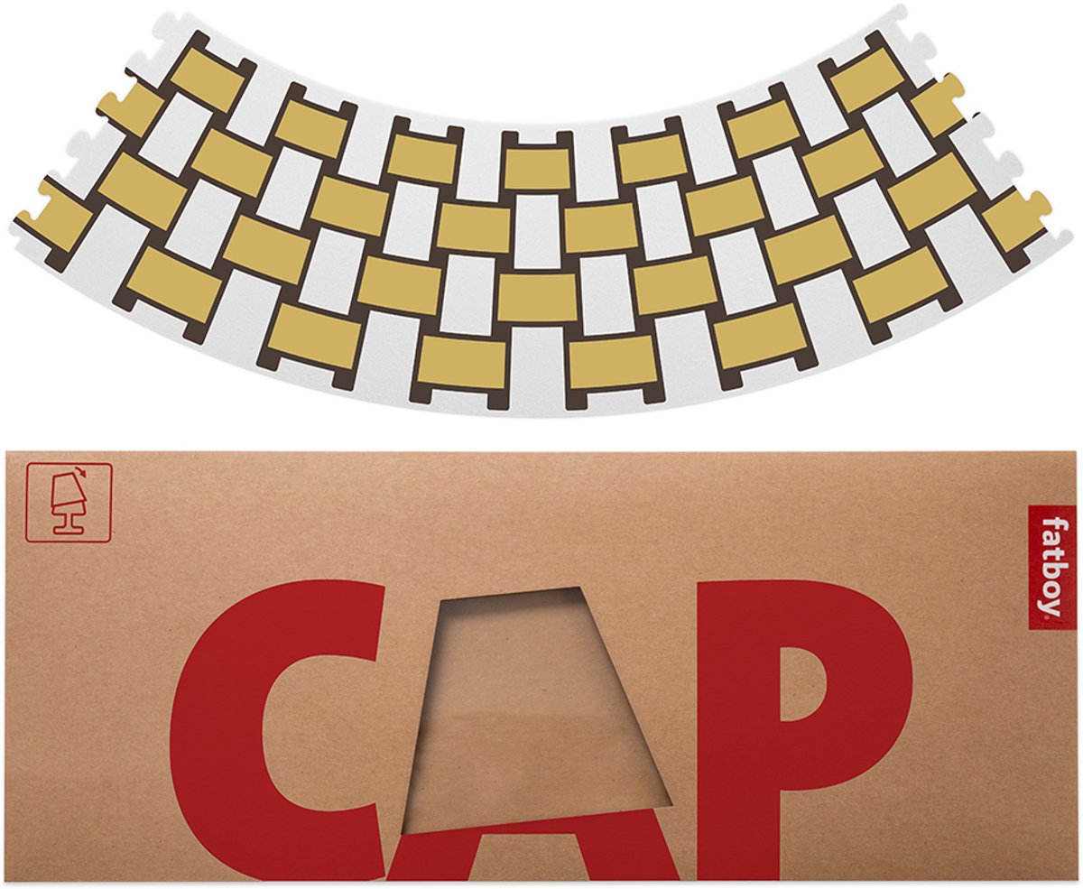 Fatboy Cooper Cappie Basket Weave Gold Honey