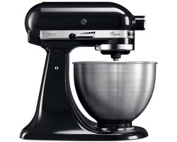 KitchenAid K45SSEOB Classic - Keukenmachine - zwart