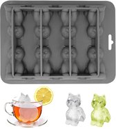 Bymivofun Forme de Glaçons en Forme de Pattes de Chat, en Silicone avec Couvercle, pour la Bière, Whisky, Chocolat, les Boissons Romantiques et Cocktails, pour les Fêtes, Célébrations et la Décoration