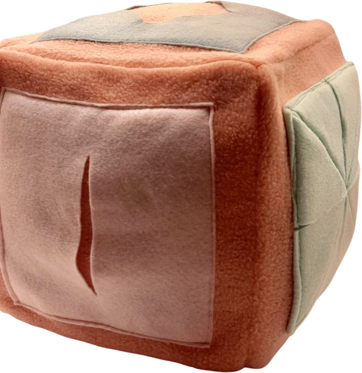 Snuffelbal hond – Maat L -J&F Kubusbal ® - Interactief intelligentiespeelgoed – Honden speelgoed – Fluffy Blossom