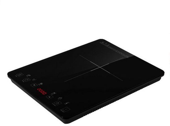 Little Balance 8575 - Inductie kookplaat - 1-pits - vrijstaand - 2000 watt - Ø 20 cm - timer
