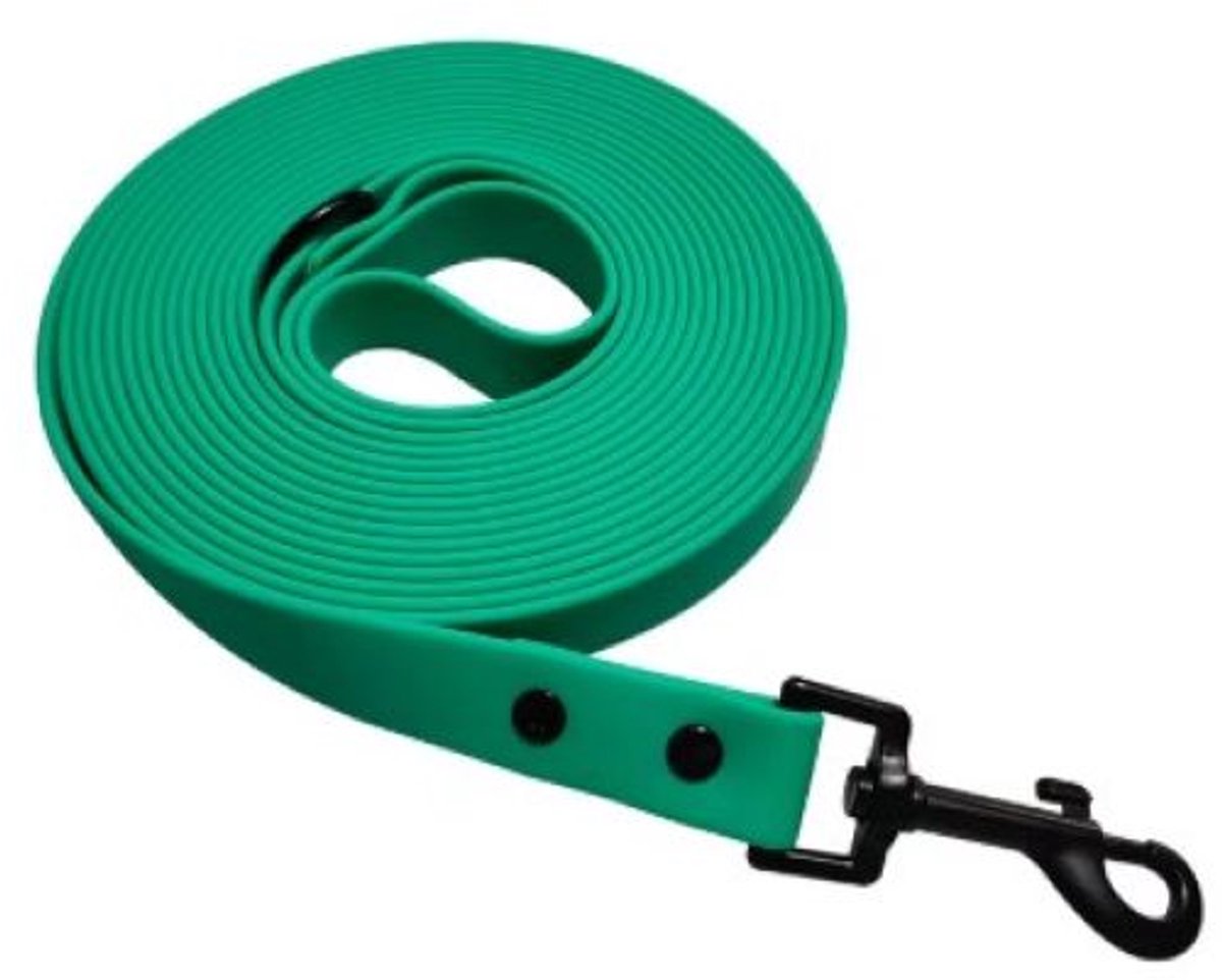 Topmast PVC Trackinglijn TraIningslijn 15 mm - 10 Meter lengte - Waterproof - Groen