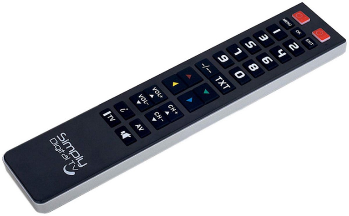 Universele afstandsbediening - mb geroa - simplydigitaltv