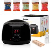Bolusso Wax Apparaat - Ontharing Set - NIEUW model - 5 Soorten Beans 500 Gram - 50 Wax Staafjes - Gratis Afterwax - Wax Heater - Ontharingsapparaat - Wax Beans Verwarmer - Ontharingsset - Wax set