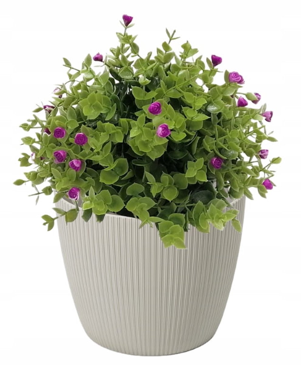 Lamela Magnolia Jumper - Bloempot - 14 cm - Taupe - Weerbestendig