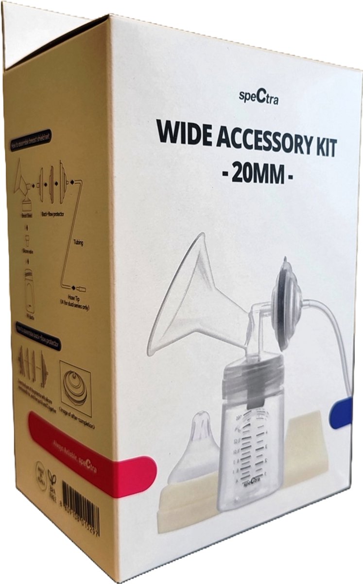 Spectra borstkolf set 20mm - toebehoren voor Spectra borstkolven | 002497