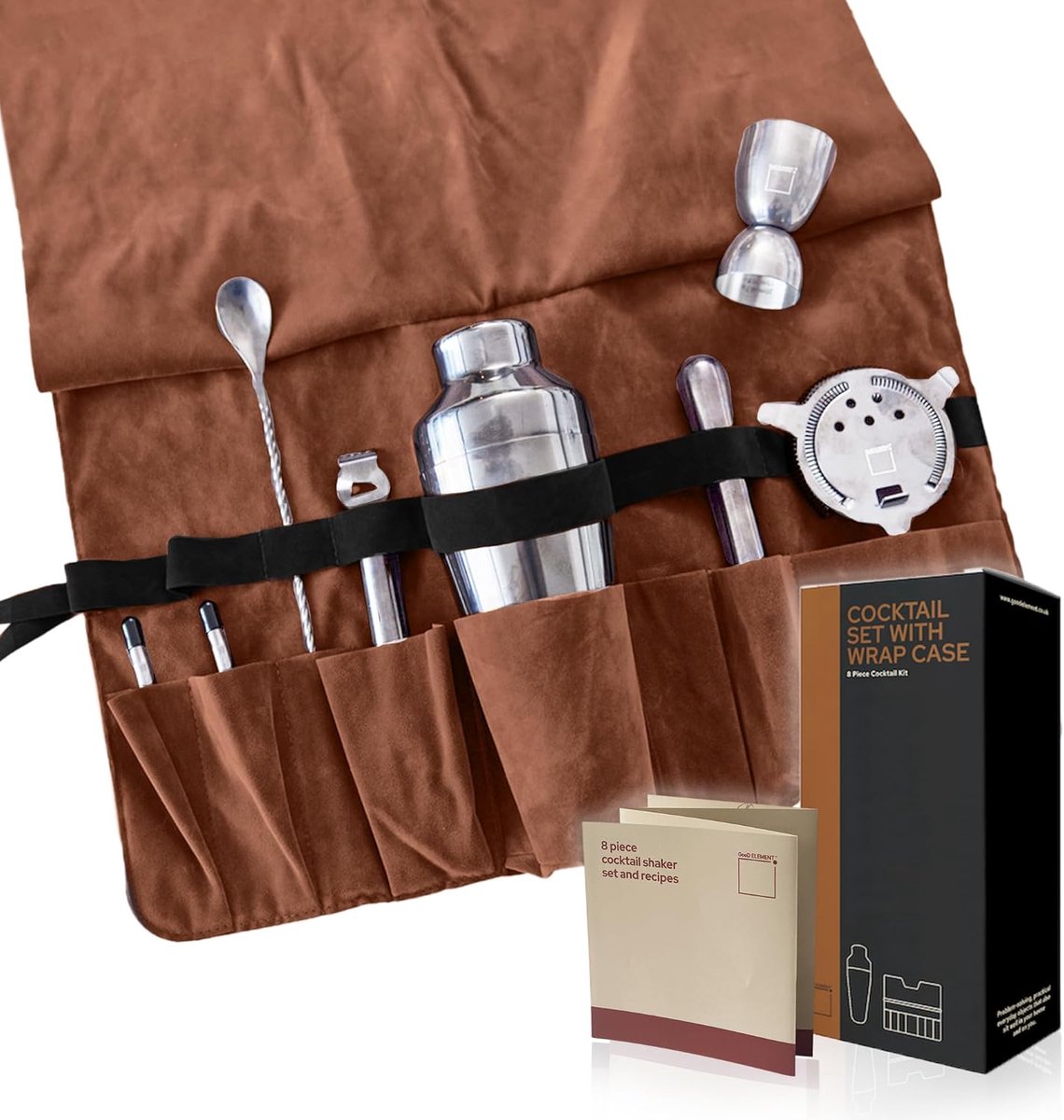 Cocktail shaker kit - Cocktail maken set - 8 stuks