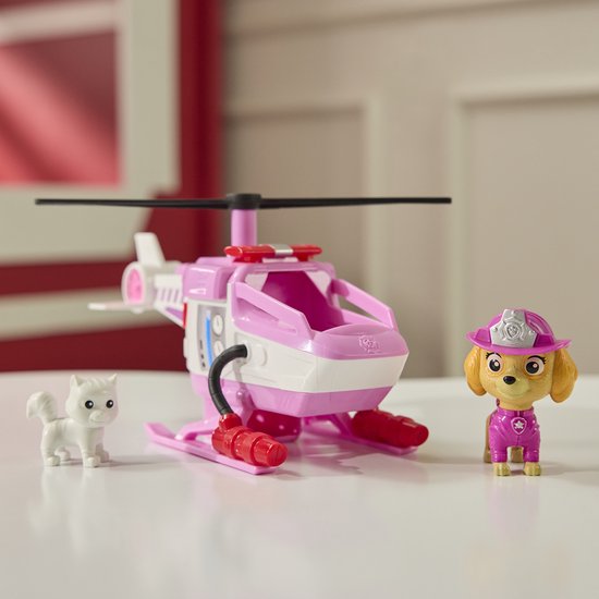 PAW Patrol - Brandweerredding - Skye's brandweerhelikopter - speelgoedvoertuig met speelfiguur van PAW Patrol — afbeelding 3