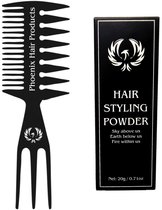 Phoenix Hair Products - Volume Poeder + Textuur Kam - Hair Styling Powder - Textuur - 20gr