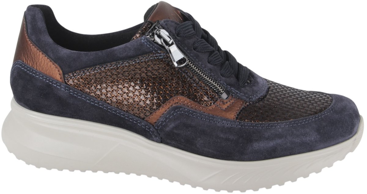 Waldlaufer 617K01-500-479 dames veterschoenen sportief maat 41 (7) blauw