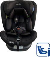 LUVION® Aegis 360° Autostoel Eclipse Black - i-Size ISOFIX - 40–150cm Autozitje Groep 0 1 2 3 - Zwart