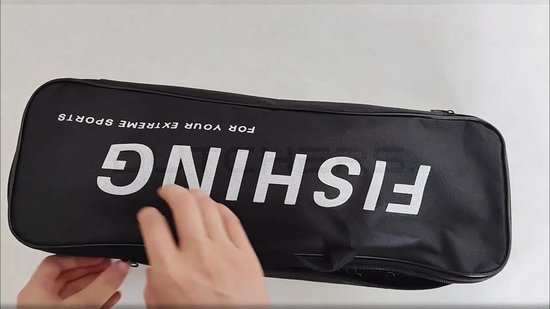 Telescopische luxe vishengel SET van Improducts - vis hengel is 360 cm (3.60M) lang en
