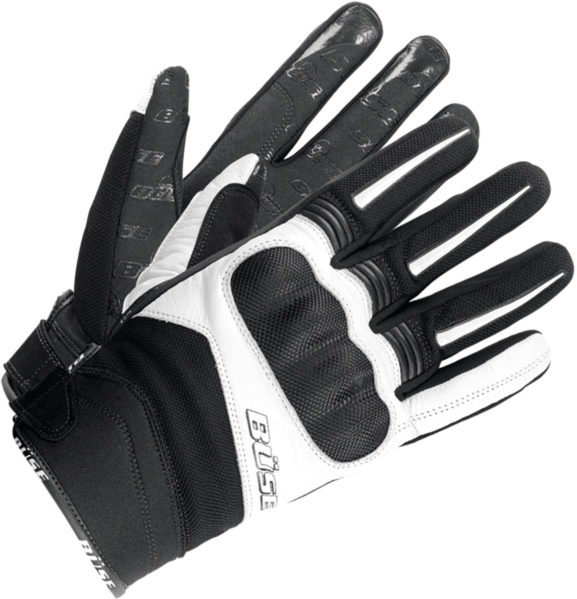 Büse Open Road Evo Witte Handschoenen - Handschoen