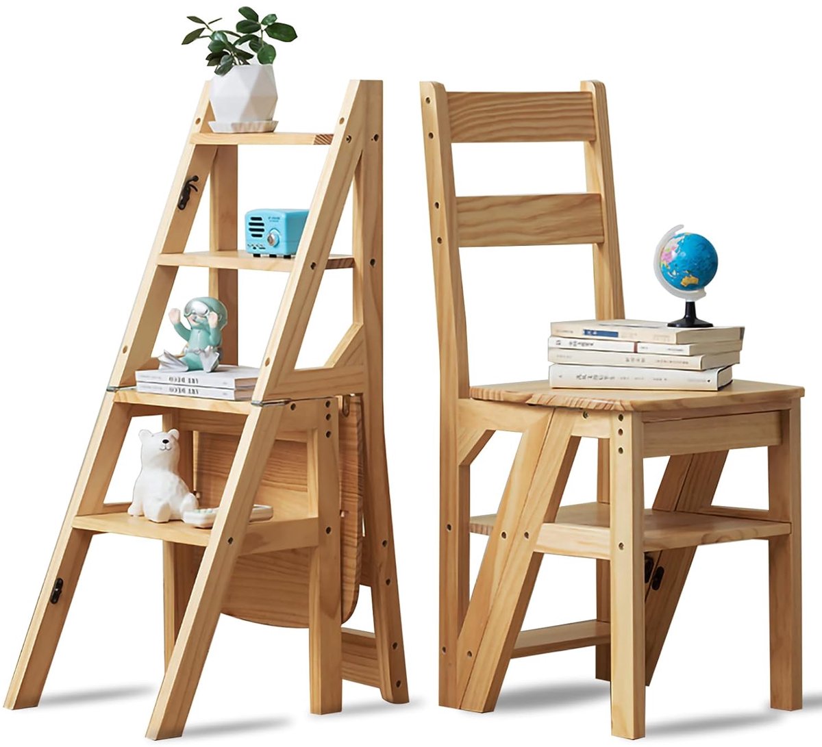 Inklapbare trapladder - 4 treden - multifunctioneel