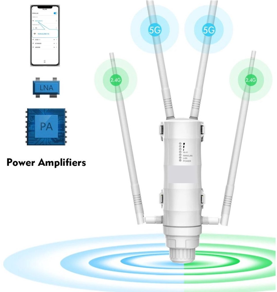 Serolux - Wifi versterker -Wifi versterker stopcontact -