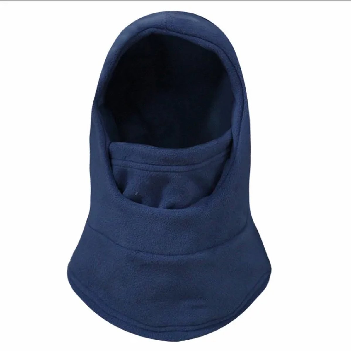 Blauwe Fleece Bivakmuts - Fleecemuts - Motormasker - Balaclava - Wintersport - Unisex - DonkerBlauw - Fleecestof - One size - CHPN