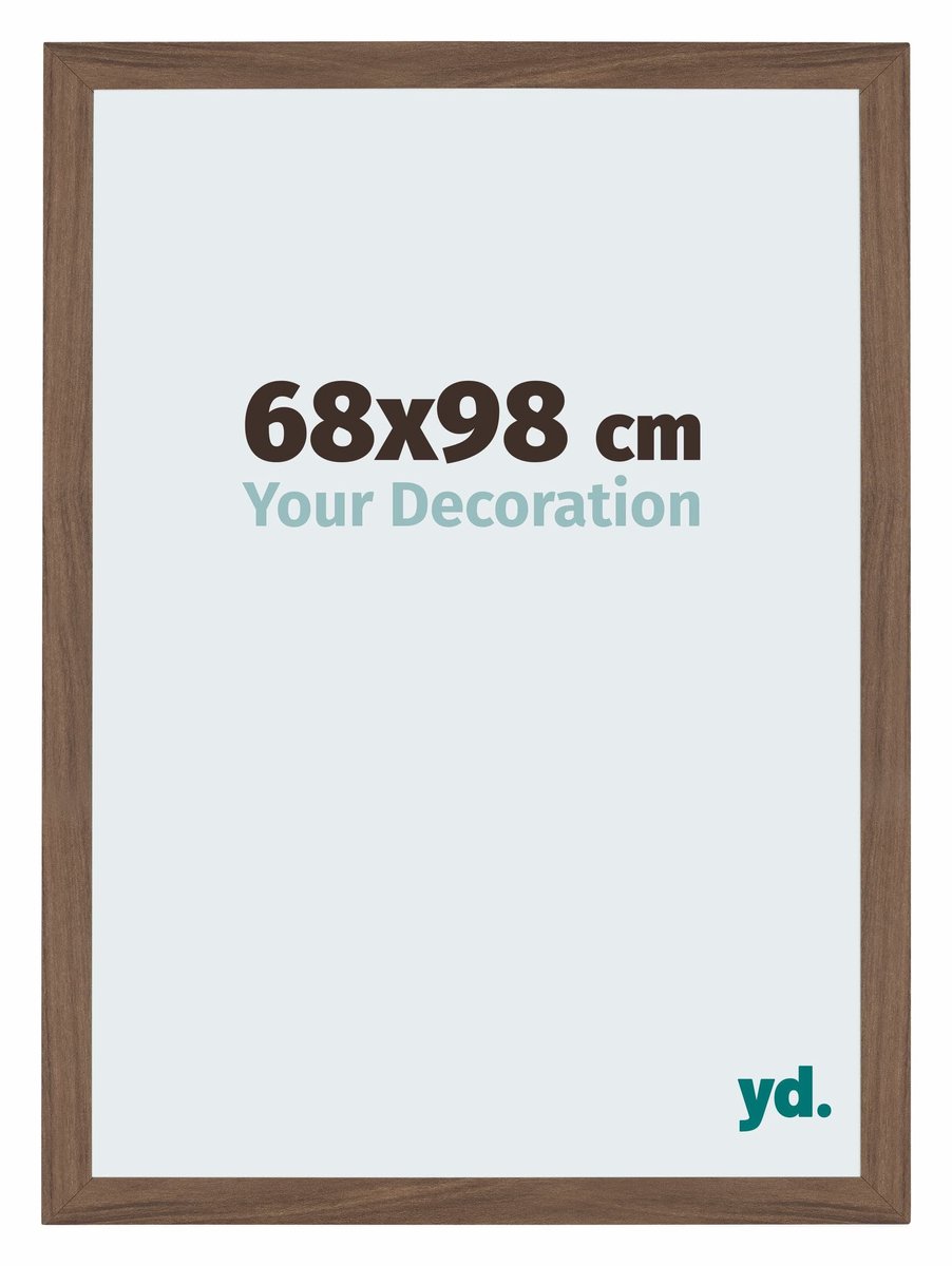 Your Decoration - Fotolijst 68x98 cm - MDF - Walnoot Donker - Mura