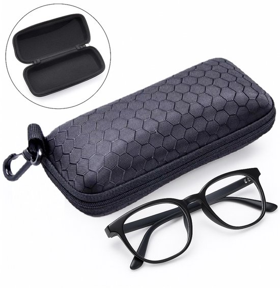 Étui à lunettes semi-rigide Étui rigide avec mousqueton I Étui à