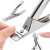 Nageltip Knipper Voor Kunstnagels I Nagel Tip Cutter I Nepnagels Knippen I Met Guillotine Veer I RVS I Zilver