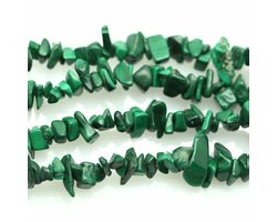 SKYBEADS Chips Malachiet 3-8mm Kralen voor Armbanden Kettingen Rijgen Groene Natuurlijke Edelsteen Chips Kralen Ongeveer 80cm Strengen