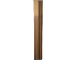 Akupaneldeal Buitenpaneel – Composiet Gevelbekleding – Teak kleur – Rhombusprofiel – 285×21,9×2,6 cm - composiet - gevelbekleding - gevelbekleding kunststof - wandbekleding - akoestisch buitenpaneel