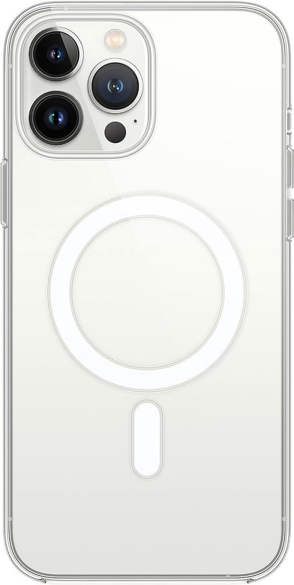 Stravo Hoesje geschikt voor iPhone 12 Pro MagSafe Transparant - Shock proof case Hoes Magnetisch doorzichtig