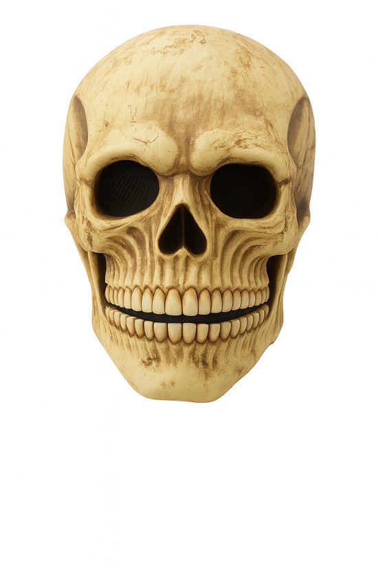 Schedel masker met bewegende kaak/mond - Halloween masker skelet - skull masker