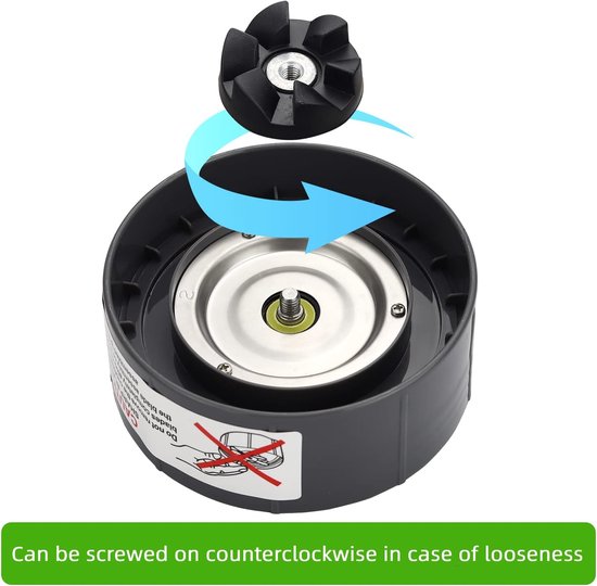 Extractorblad - Vervangend blendermes - Smoothie maken - Roestvrij staal - 600W 900W — afbeelding 3
