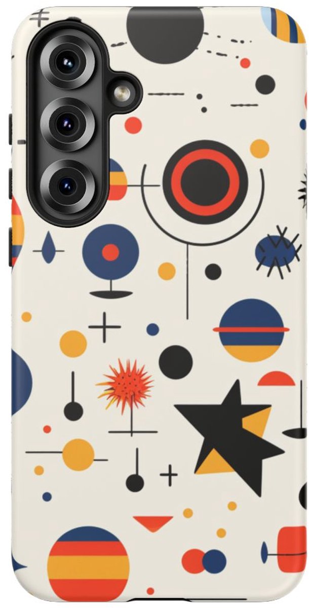 Abstract Hemels Patroon – Telefoonhoesje Geschikt voor Samsung Galaxy S25 Plus