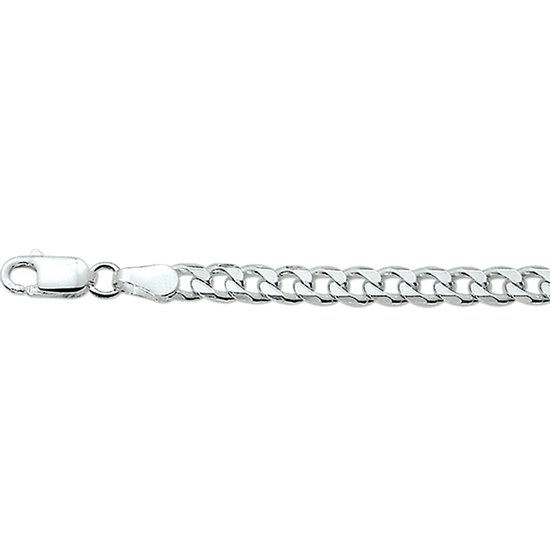 Vigor ketting geslepen gourmet 4,0 mm - Zilver