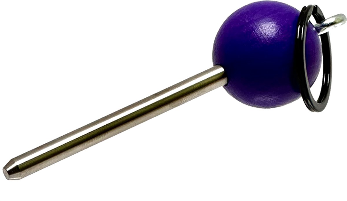 Boulemaus - Jeu de Boules - Traceur de terrain - kleur violet - V2A roestvrij staal