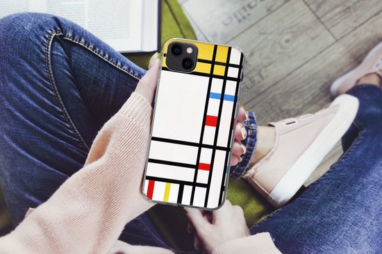 Coque iPhone 13 mini - Place De La Concorde - Piet Mondrian - Siliconen