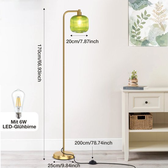 Lampkap naturel voor vloerlamp WILD NATURE - Mooi Modern