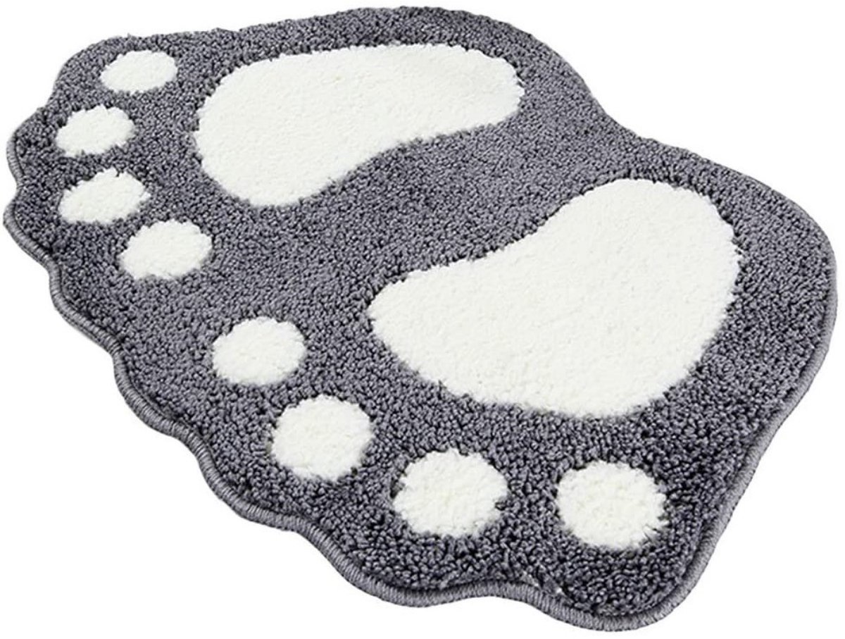 TOVBMUP Badmatte - Badteppich - 40x60cm - Rutschvast, Snel Droog, Wasbaar, Zachte Voel - Geschikt voor Badkamer en Douche - Polyester - 1 Stuk